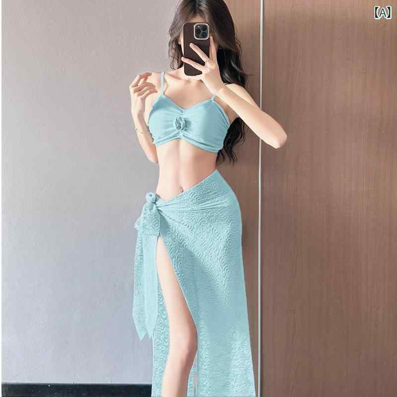 夏　リゾート　プール　レディース水着　レディース　ビーチ　かわいい Xiaohongshu 魅惑的 スタイリッシュ ガール ビキニ 水着 レディース スプリット 2025 休日 スリム 温泉