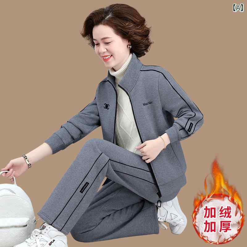 おっ母さん 秋冬 運動競技御召しもの 背広 裏起毛 朦々たる レディース 冬服 子ヒツジ 天鵝絨 トレイナー 上衣