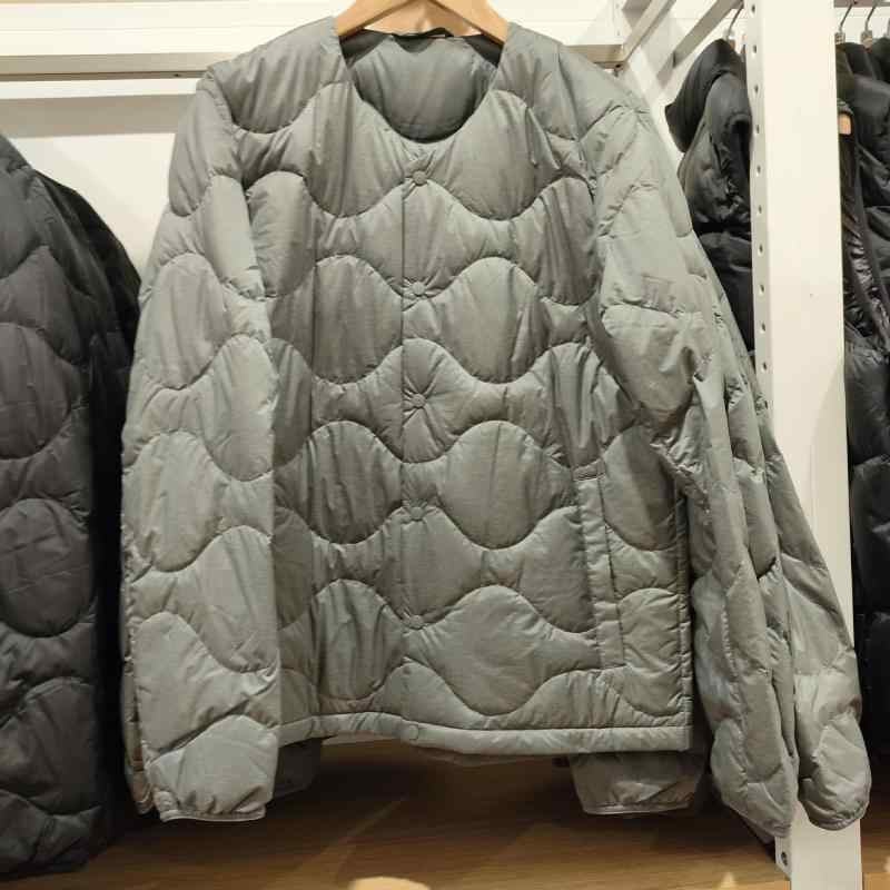 落ちこむ上衣 メンズ ボンネット付き添い人 ロング丈 薄っぺら 軽さ 白鴨落ちこむ 保温 コール天 ポリプロピレン 無地 黒いこと 薄墨色 米国海軍 緑であること 若い衆 心地よい 秋冬
