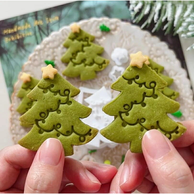 楽天市場】KUNNKENN クリスマスツリー・星【クッキー型・スタンプ型2