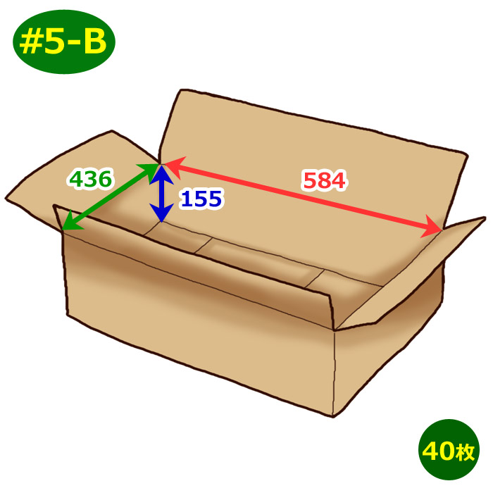 超目玉 衣類用ダンボール箱 584 436 高さ155mm 40枚 5 B 要2梱包分送料 茶色 クラフト 長尺 長物 引越し 引越 荷造り ダンボール箱 段ボール箱 収納 収納 梱包 新生活 片付け用 保管 服 アパレル 着物 和服 洋服 段ボール 梱包資材店 In The Box 海外輸入