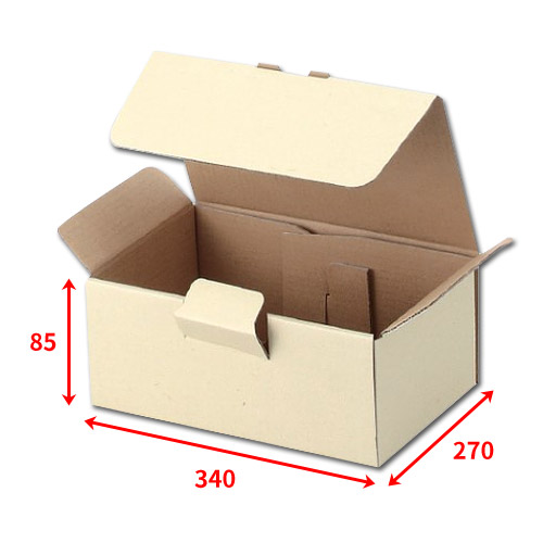 宅送ボックス340×270×85mm「50枚」化粧箱 ダンボール 包装 ラッピング 梱包 ※個人様宛配送不可※|段ボール・梱包資材店 In The Box