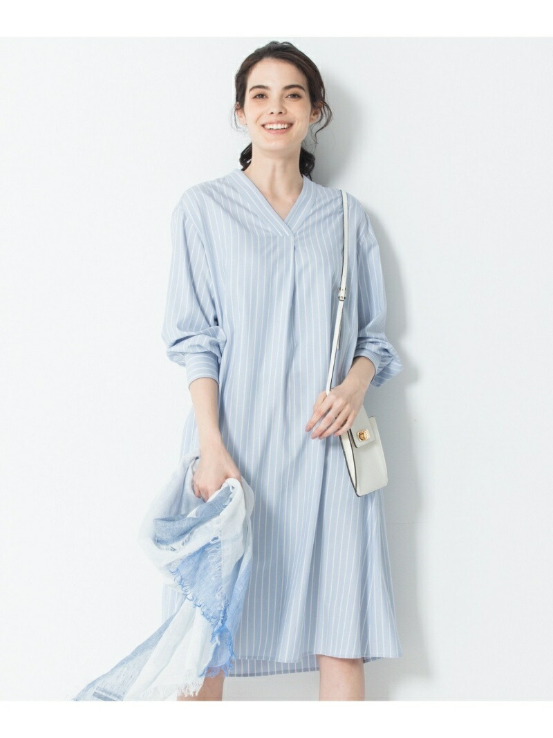 Sale 10 Off ワンピース Rakuten ベージュ 送料無料 グレー ブルー シャツワンピース ワンピース ニジュウサンク 23区 ワンピース Vネック Fashion 洗える スパンシルク Www Dgb Gov Bf