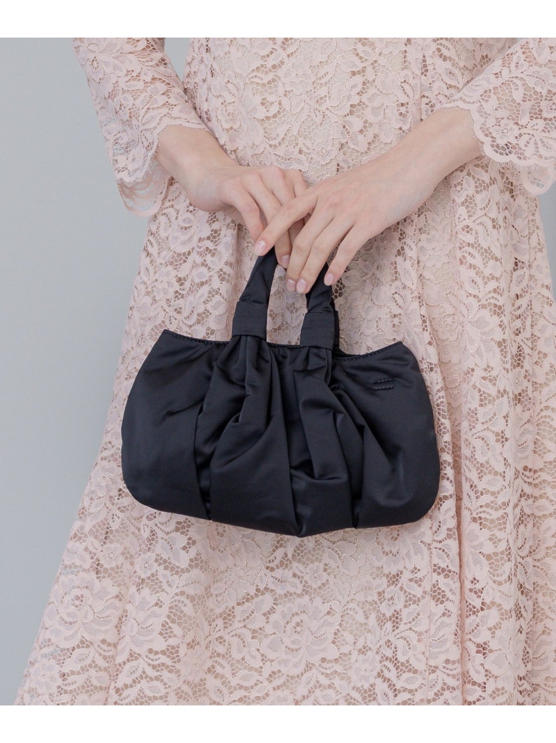 【SALE／20%OFF】【APPLAUDIR】ドレープバッグ 23区 ニジュウサンク バッグ ショルダーバッグ ブラック【RBA_E】【送料無料】[ Fashion]