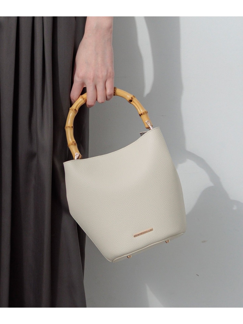バンブーハンドル 2WAY ミニマル 御徒面子 23区 ニジュウサンク 御徒面子 ショルダーバッグ 白いこと【貨物輸送無料】[ Fashion]