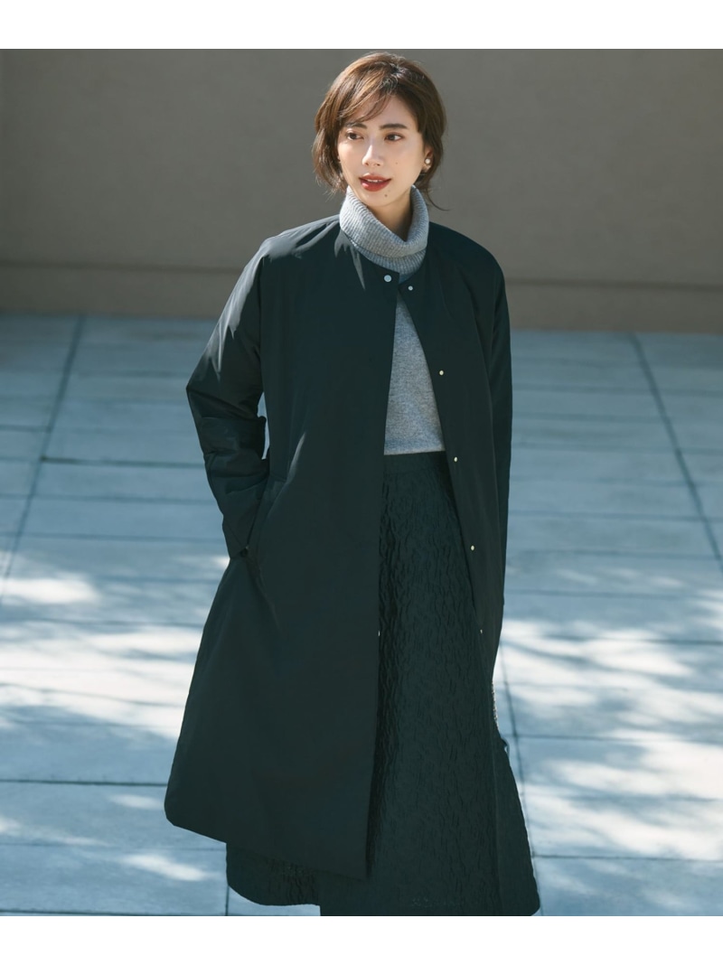 【SALE／30%OFF】【撥水処理】中綿 パデット ドルマンコート 23区 S ニジュウサンク ジャケット・アウター ダウンジャケット・ダウンベスト ベージュ 黒いこと【RBA_E】【貨物輸送無料】[ Fashion]