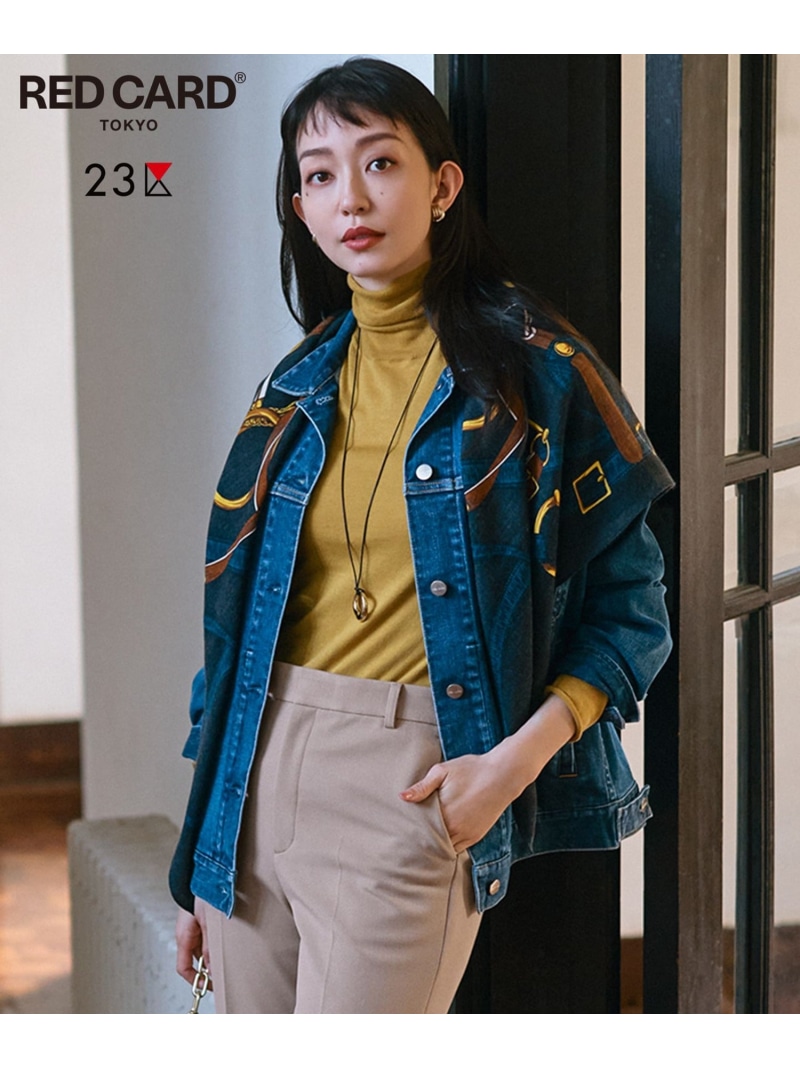 【再入荷/RED CARD TOKYO×23区】オーバーサイズ デニム ジャケット 23区 L ニジュウサンク ジャケット・アウター デニムジャケット ブルー【送料無料】[ Fashion]