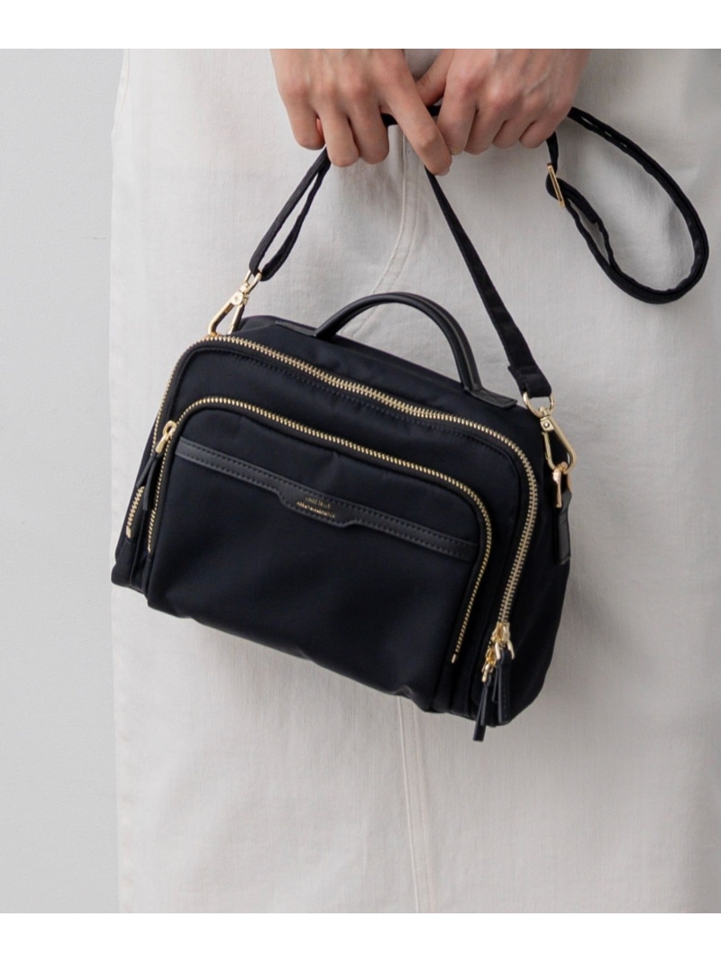 ナイロン 2WAY ショルダーバッグ 23区 ニジュウサンク 御徒面子 ショルダーバッグ 黒いこと 薄墨色【貨物輸送無料】[ Fashion]