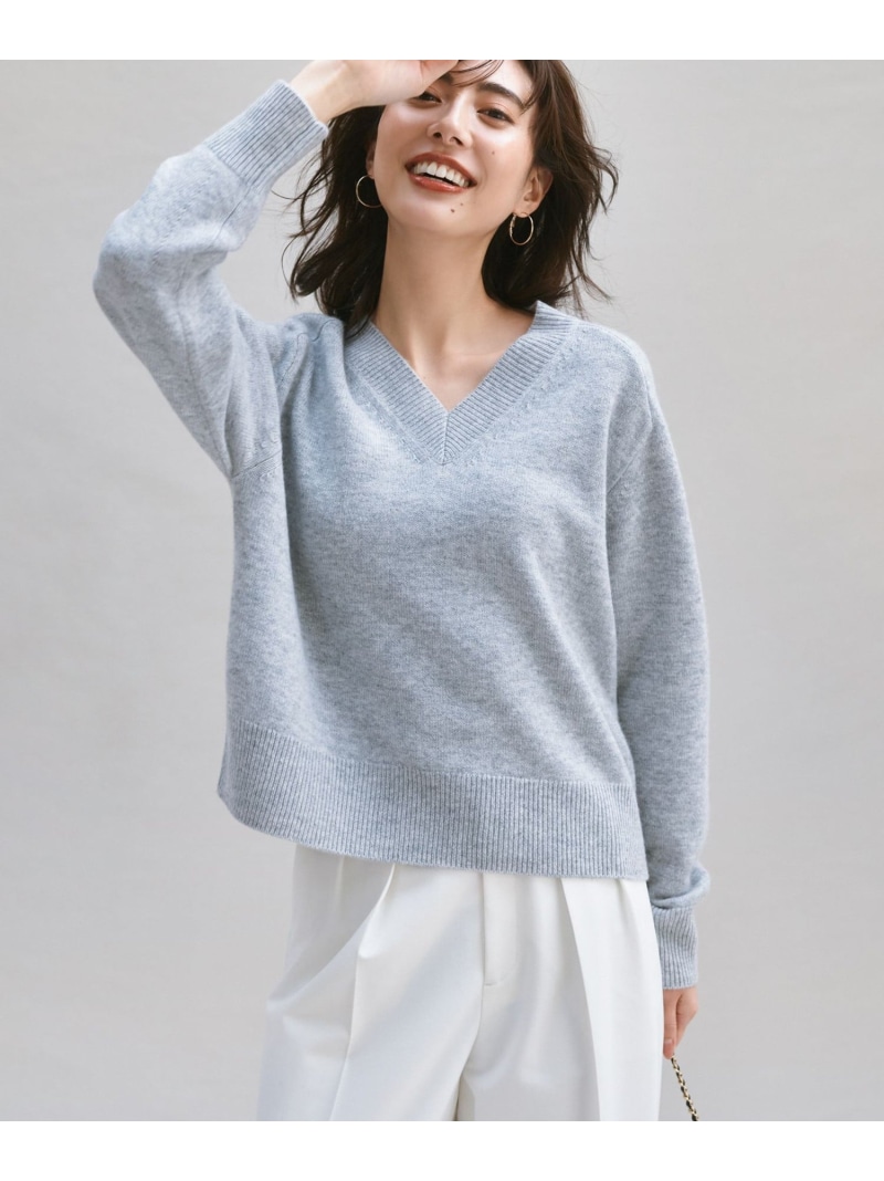 楽天市場】【SALE／20%OFF】【Oggi2月号掲載/洗える】ウールカシミヤ V