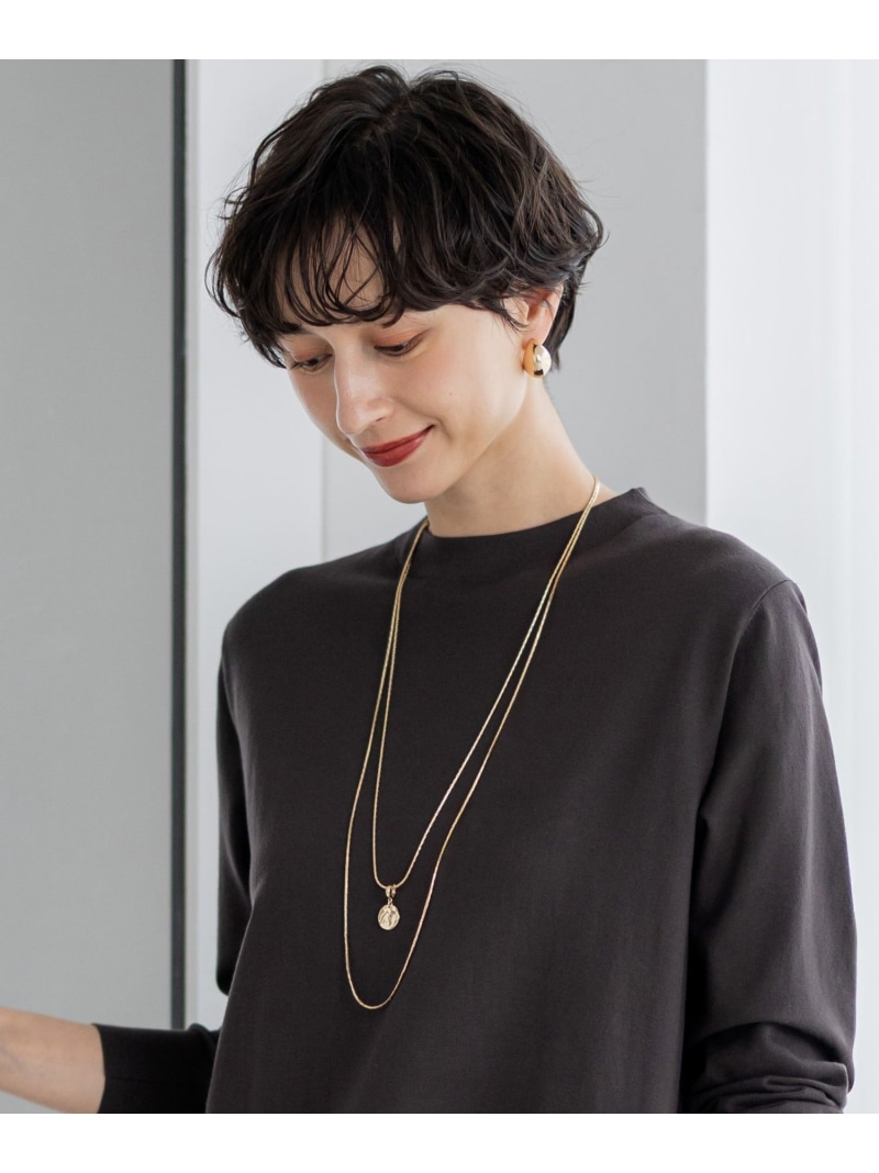 WACKO MARIA プレートネックレス WACKO MARIA/PLATE NECKLACE（GOLD）［プレートネックレス-23秋冬