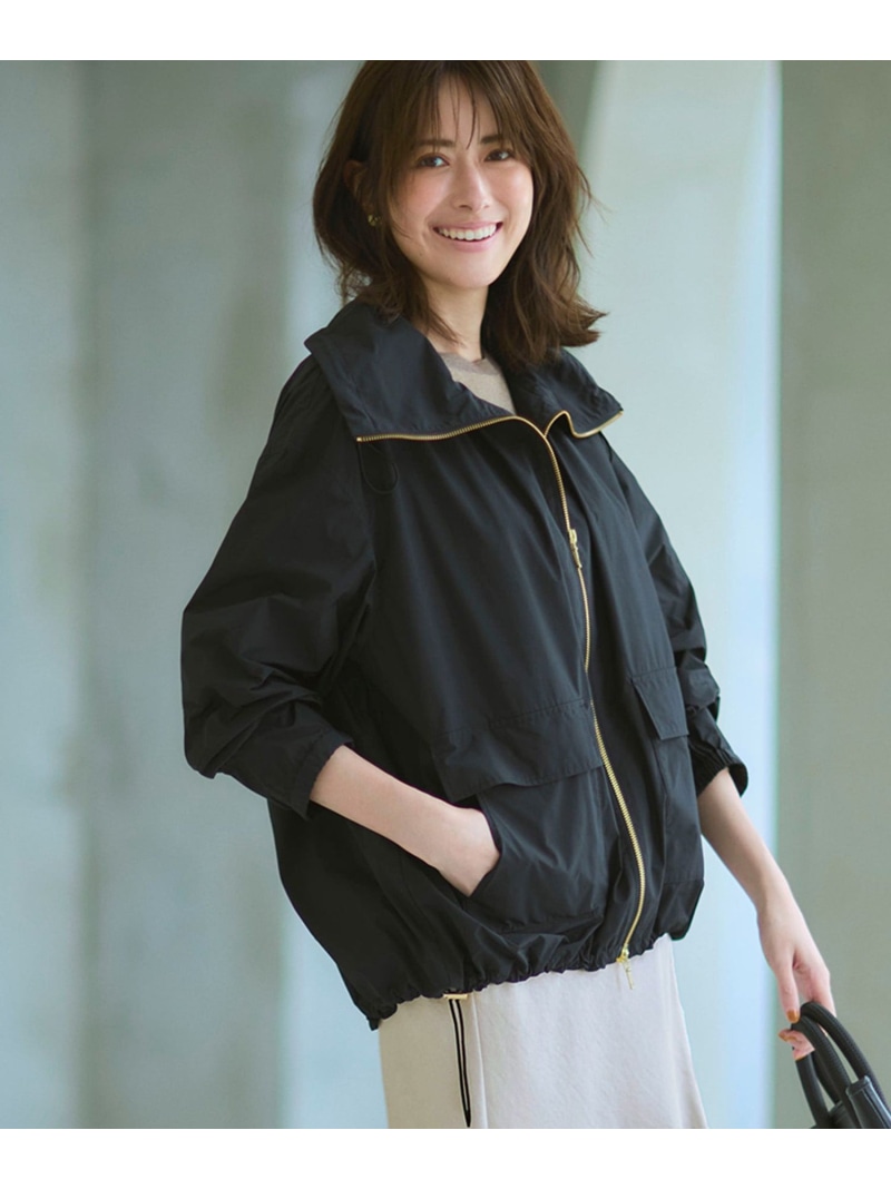 【SALE／50%OFF】【撥水製作】ソフトメモリータフタ 照明ランプ素っ首 上衣 23区 L ニジュウサンク ジャケット・アウター 上衣・前掛け 黒いこと ベージュ カーキ緑であること【RBA_E】【貨物輸送無料】[ Fashion]
