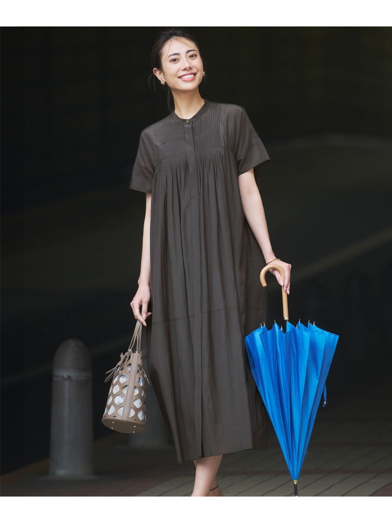 【SALE／20%OFF】【接触冷感/速乾性/洗える】エアリーブライトローン ワンピース 23区 ニジュウサンク ワンピース・ドレス ワンピース グリーン【RBA_E】【送料無料】[ Fashion]