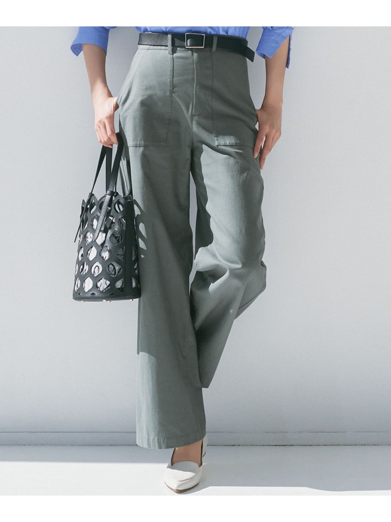 【SALE／20%OFF】【洗える】スラブツイルストレッチ 広々とした ズボン下 23区 L ニジュウサンク ズボン下 余分の物のズボン下 カーキ緑であること 米国海軍 ベージュ 白いこと 赤いこと【RBA_E】【貨物輸送無料】[ Fashion]
