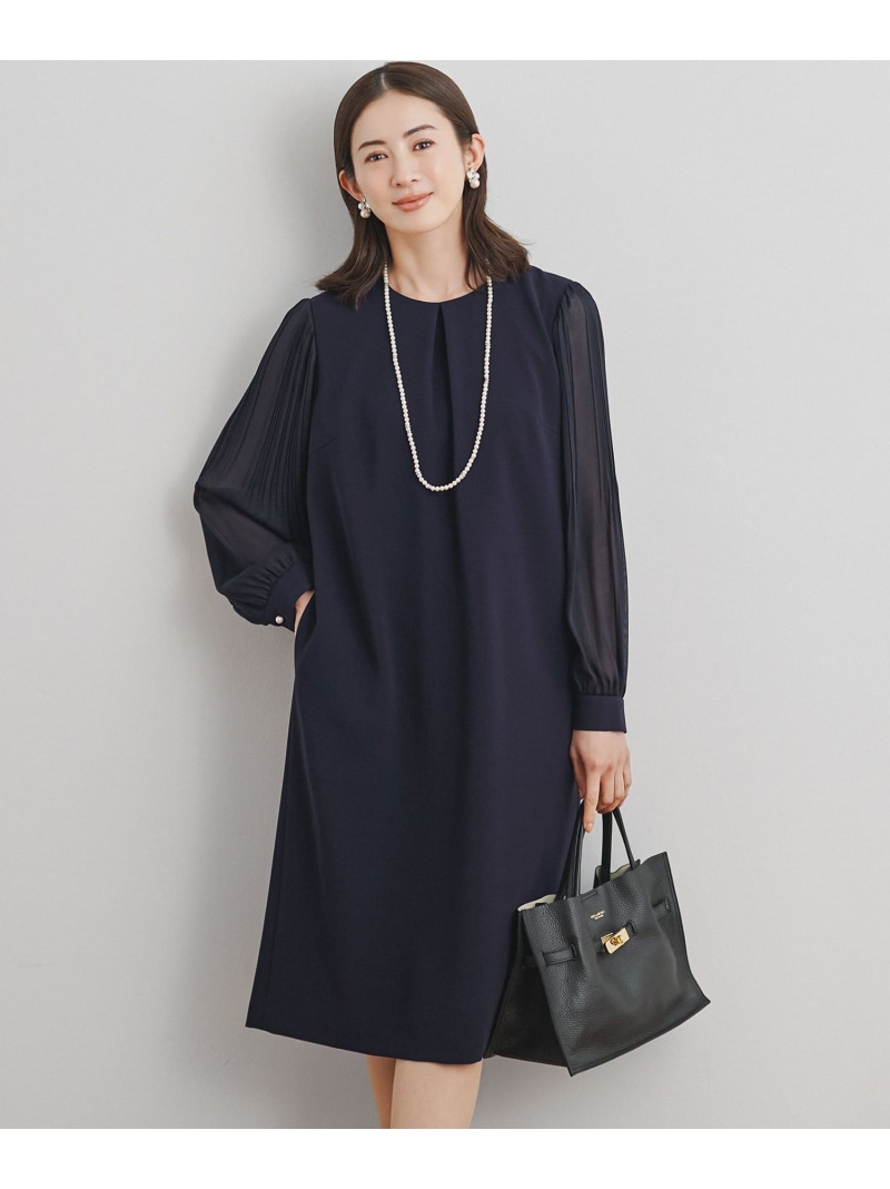 【セットアップ相応う/洗える】トリアセダブルジョーゼット シフォン捩り 衣装 23区 ニジュウサンク 衣装・お召しもの 衣装 米国海軍【貨物輸送無料】[ Fashion] レディースファッション-ワンピース