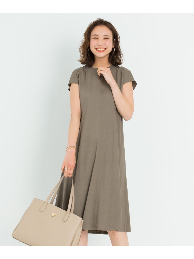 楽天市場 Sale 50 Off 洗える リネンヴィスコースストレッチ ワンピース 23区 ニジュウサンク ワンピース シャツワンピース カーキ オレンジ ベージュ イエロー ネイビー Rba E 送料無料 Rakuten Fashion 23区 楽天市場店