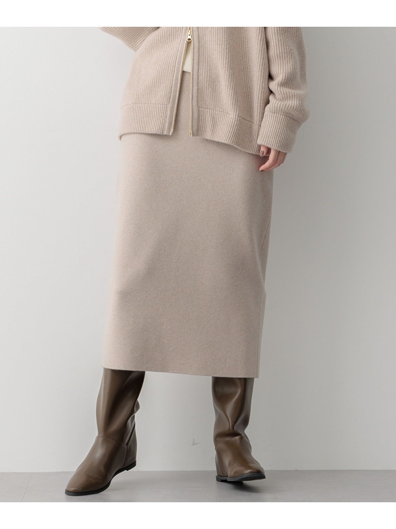 【SALE／40%OFF】【洗える】カシミヤブレンド Iライン ニットスカート 23区 ニジュウサンク スカート ロング・マキシスカート グレー グリーン ベージュ【RBA_E】【送料無料】[ Fashion]｜23区 店