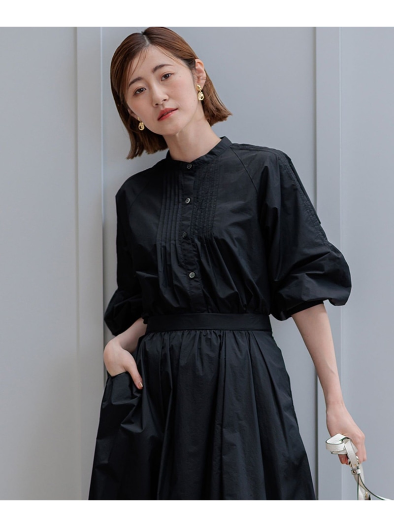 【SALE／40%OFF】ナイロンコットンポプリン 音の大きさ衣袂 トップ 23区 L ニジュウサンク トップス プルオーバー・トップ 黒いこと ベージュ 赤銅色 黄色【RBA_E】【貨物輸送無料】[ Fashion]