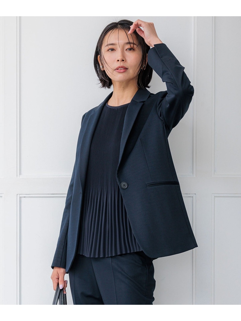 【SALE／30%OFF】【洗える】トリアセジャージー テーラードジャケット 23区 S ニジュウサンク ジャケット・アウター テーラードジャケット・ブレザー 米国海軍【RBA_E】【貨物輸送無料】[ Fashion]