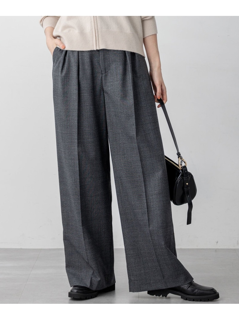 【SALE／30%OFF】【セットアップ対応】TWサキソニー タックワイド パンツ 23区 ニジュウサンク パンツ その他のパンツ グレー ネイビー【RBA_E】【送料無料】[ Fashion]
