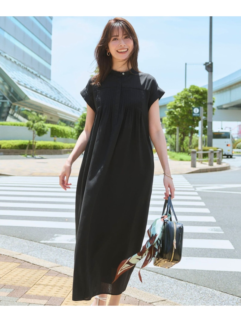 【構成成分取っておく】ウォッシュドシアーボイル ピンタック 衣装 23区 L ニジュウサンク 衣装・お召しもの 衣装 黒いこと 黄色【貨物輸送無料】[ Fashion]