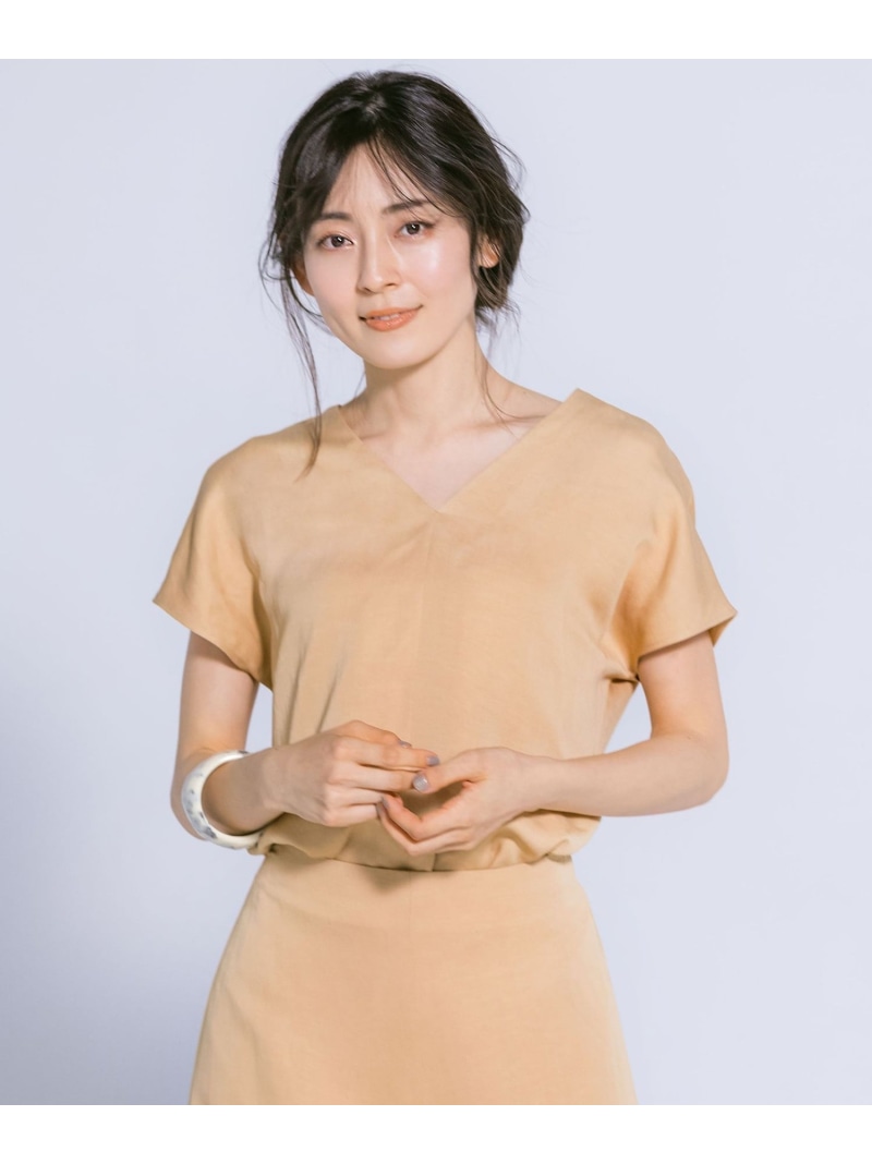 公式店舗 楽天市場 マガジン掲載 リネンビスコースツイル Vネック ブラウス 番号2k34 23区 S ニジュウサンク シャツ ブラウス 長袖シャツ ベージュ グレー 送料無料 Rakuten Fashion 23区 楽天市場店 今月限定 特別大特価 Shoshan Org Il