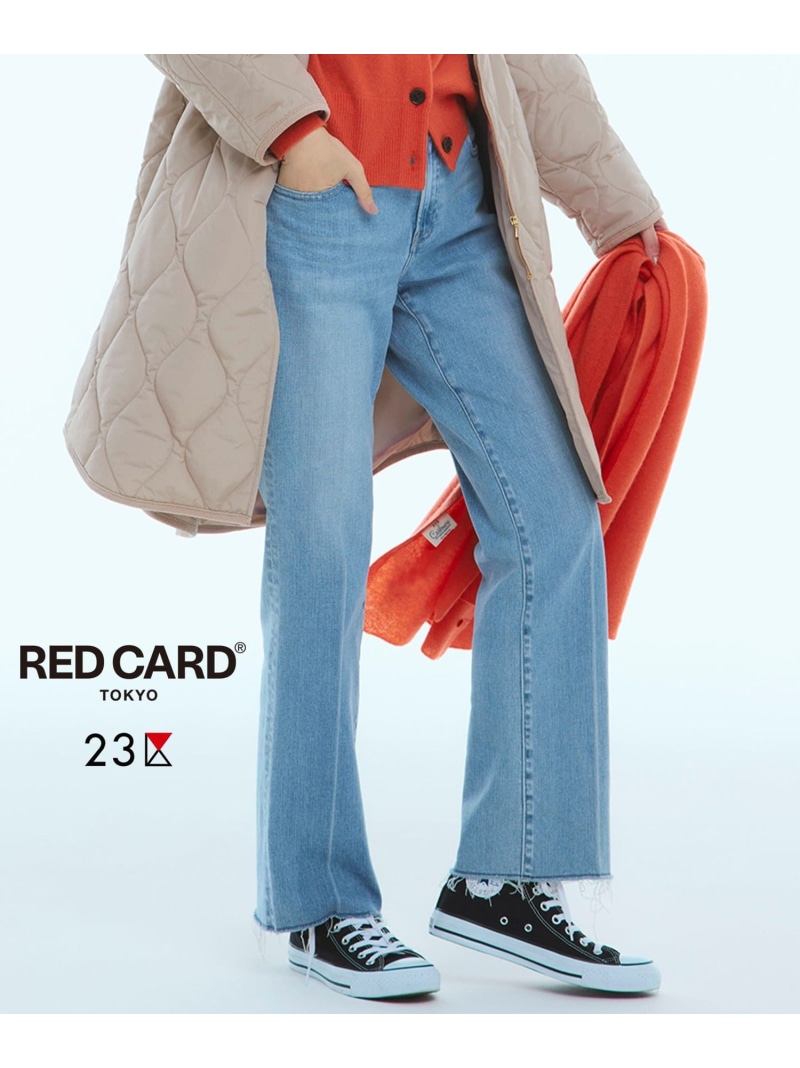 【RED CARD TOKYO&times;23区】デニム フレアパンツ 23区 L ニジュウサンク パンツ ジーンズ・デニムパンツ ブルー【送料無料】[ Fashion]｜23区 店