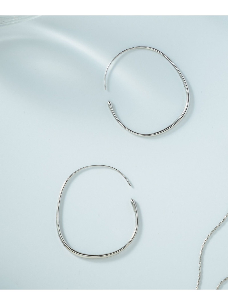 ナロー フープ ピアス 23区 ニジュウサンク アクセサリー・腕時計 ピアス ゴールド シルバー【送料無料】[ Fashion]