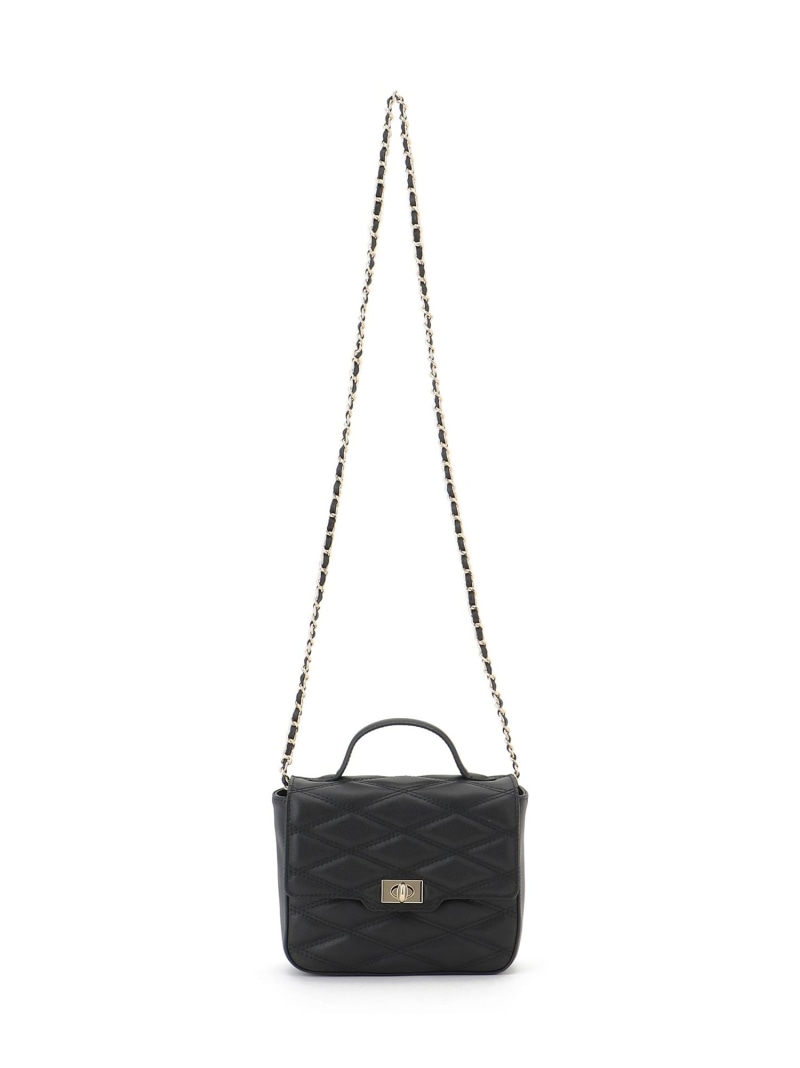【SALE／30%OFF】キルティング トップハンドル ショルダーバッグ 23区 ニジュウサンク バッグ ショルダーバッグ ブラック ベージュ【RBA_E】【送料無料】[ Fashion]
