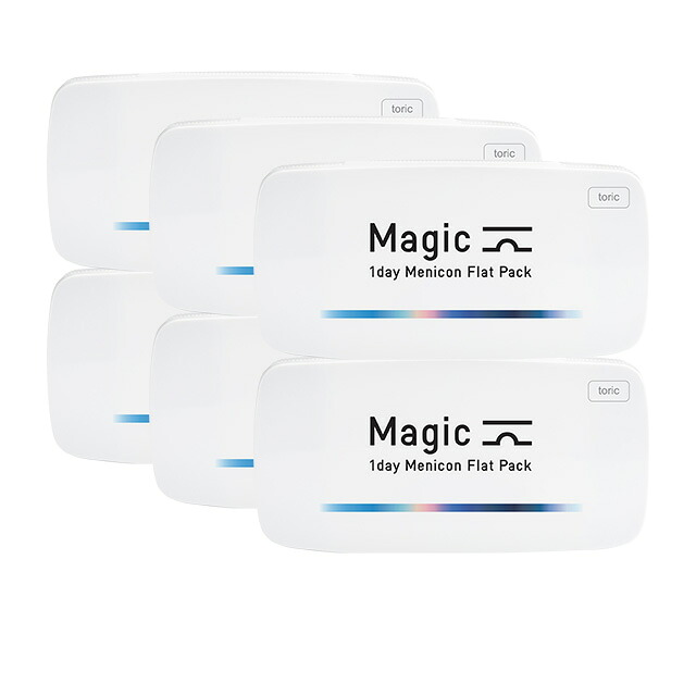 【6箱】ワンデーメニコンマジック トゥーリック  1箱30枚 Magic 乱視 コンタクトレンズ 一デー 接点  1day 1日使い捨て