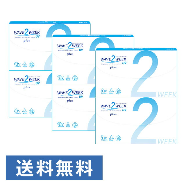 2ウィーク 2ウィーク Uv 2week Wave コンタクトレンズ Wave 送料無料 6枚入り Wave コンタクト 2week 6箱 Wave 6箱セット コンタクト 2ウィーク Uv Plus コンタクトレンズ クリア 2week 2ウィーク 使い捨て ソフト 送料無料 ウェイブ コンタクトレンズ通販 24レンズ