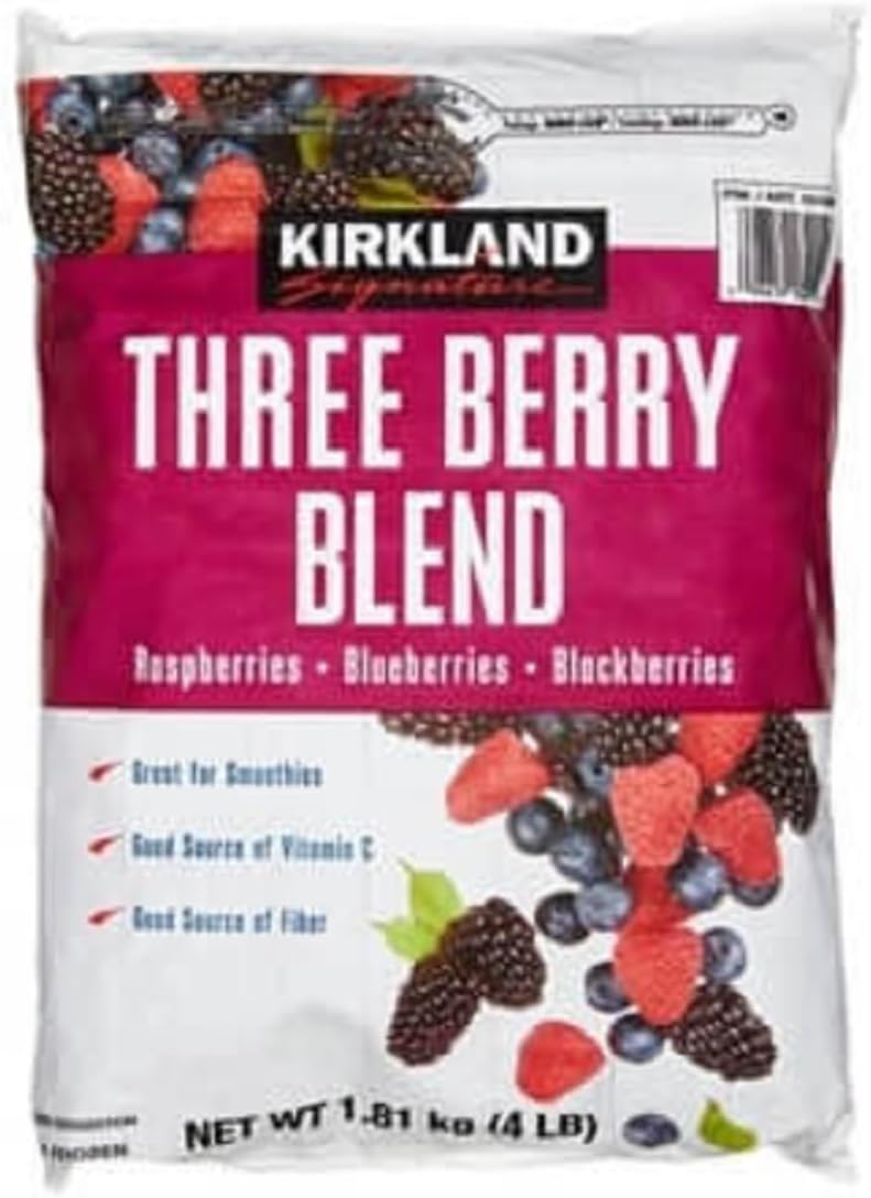 目玉価格　冷凍 【4袋セット】カークランド スリーベリーブレンド1.81kg×4袋