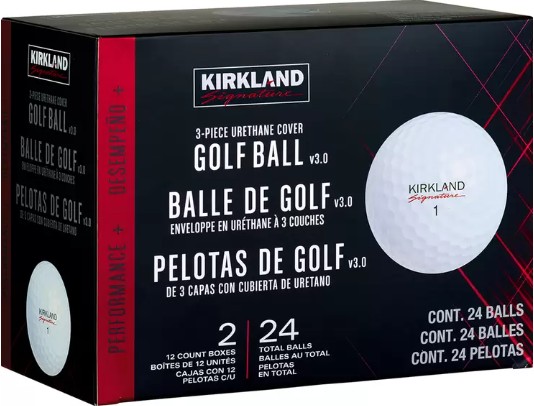 楽天市場】【2ダース】カークランド ゴルフボール V3 ホワイト