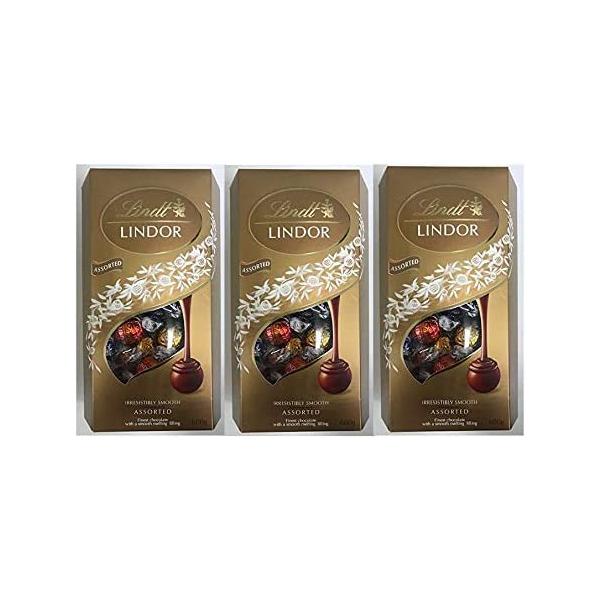 目玉価格　リンツ ゴールド ×3箱　LINDT LINDOR 4種