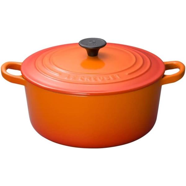 ル・クルーゼ(Le Creuset) 鋳物 ホーロー 鍋 両手鍋 無水鍋 鉄鍋 ココット・ロンド 22 cm 【日本正規販売品】 送料無料