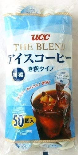 楽天市場】UCC ブレンドアイスコーヒー ポーション 無糖 50個