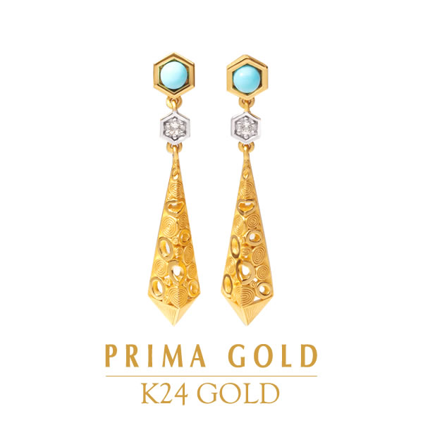 楽天市場】ターコイズ 純金 ペンダント トルコ石 ルビー レディース