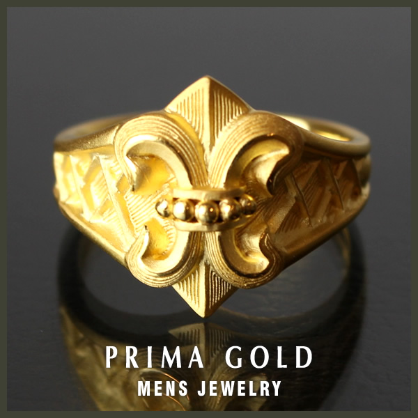 PRIMAGOLD | Rakuten Global Market: -24 K solid gold Mens Ring-24 gold gold K24YG-PRIMAGOLD prima ...