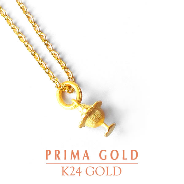 楽天市場】24K 純金 ペンダントネックレス 王冠 チャーム
