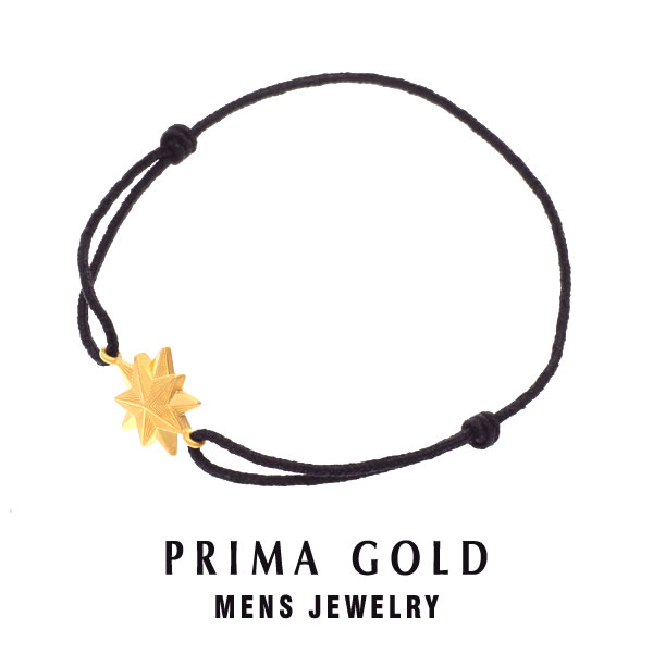 楽天市場 純金 24k ブレスレット スター メンズ 男性 イエローゴールド プレゼント 誕生日 記念日 贈物 24金 ジュエリー アクセサリー ブランド プリマゴールド Primagold K24 送料無料 あす楽 即日発送 純金primagoldオフィシャル店