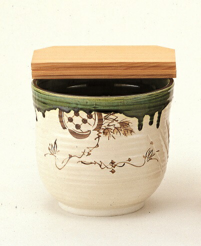 楽天市場】小青磁有/大無し【茶器/茶道具 水屋道具】 水屋瓶（水屋甕