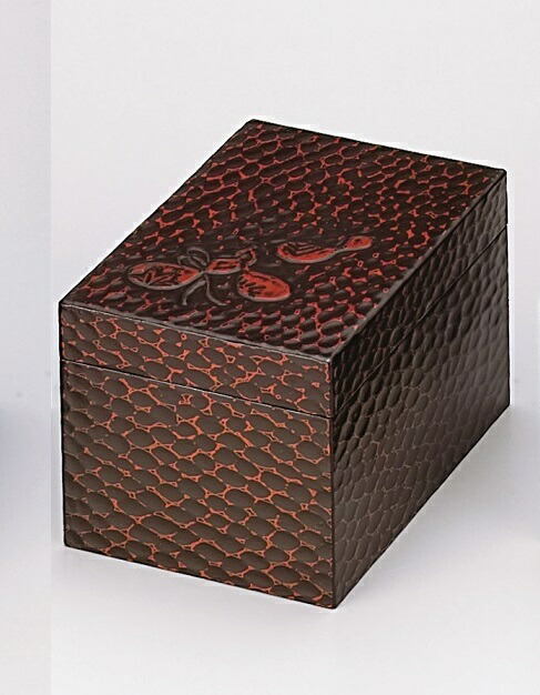 楽天市場】【茶道具/茶箱】茶箱 木製 桐 溜塗 掻合 掛合付き 利休茶箱