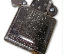 ZIPPOライター　KYOTO刻印 ZIPPOライター KYOTO刻印