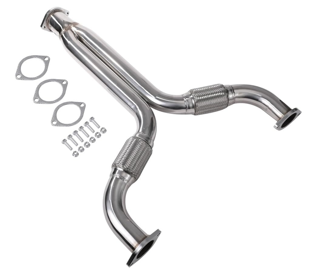 日産 用 フェアレディZ Z33 VQ35DE 直管 マフラー フロント パイプ センターパイプ 触媒 ストレート Yパイプ ダウンパイプ 社外品 カスタム パーツ｜SIMPS by WANSTE