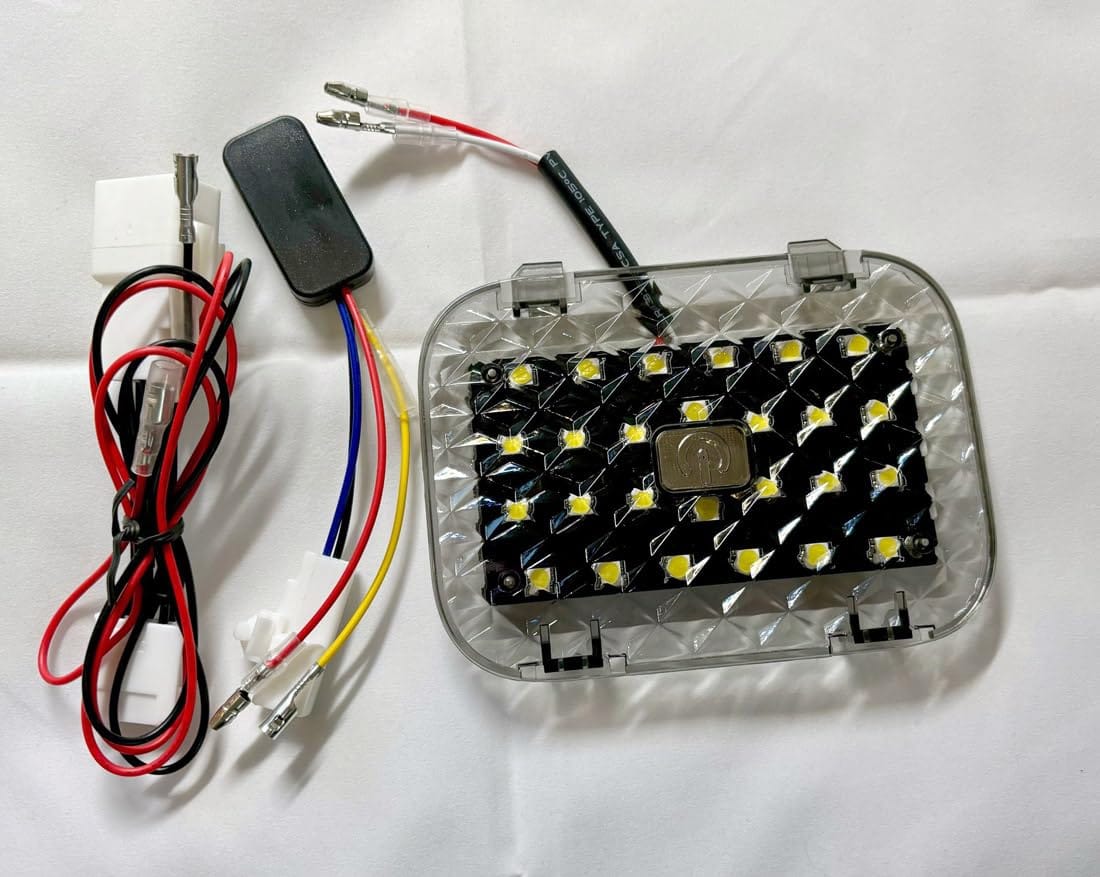 hotimp・・ 配線対策品 最新型 40系 アルファード ヴェルファイア LED 増設ラゲッジランプ ラゲージランプ LED増設キット タッチSWでON/OFF可能 カラー画像による取り付け説明書付き 【安心の国内企業】