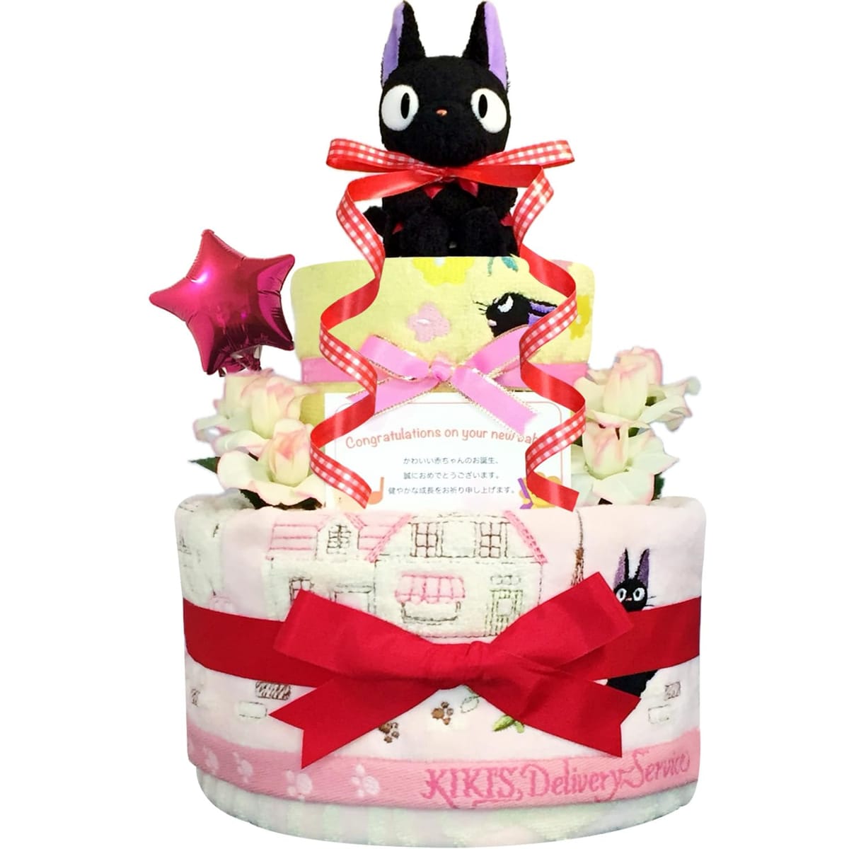 KanonBabys 御襁褓西洋菓子 御嬢さん 生み出すこと祝い事 みどり児 生まれ落ちる日 もの言う花シャワー 差し上げ物 2段 S大いさ M大いさ jij2011
