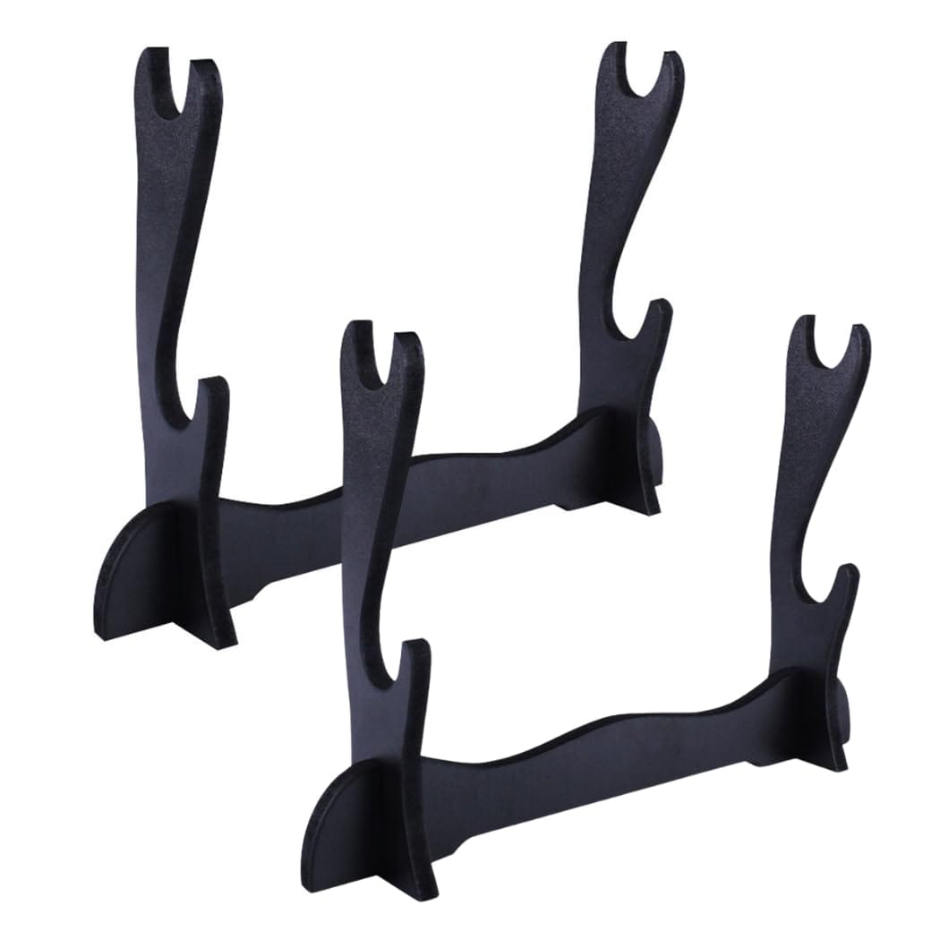 楽天市場】karim 刀掛け 刀置き 2本掛け 黒 収納 刀台 刀掛台 刀 置き