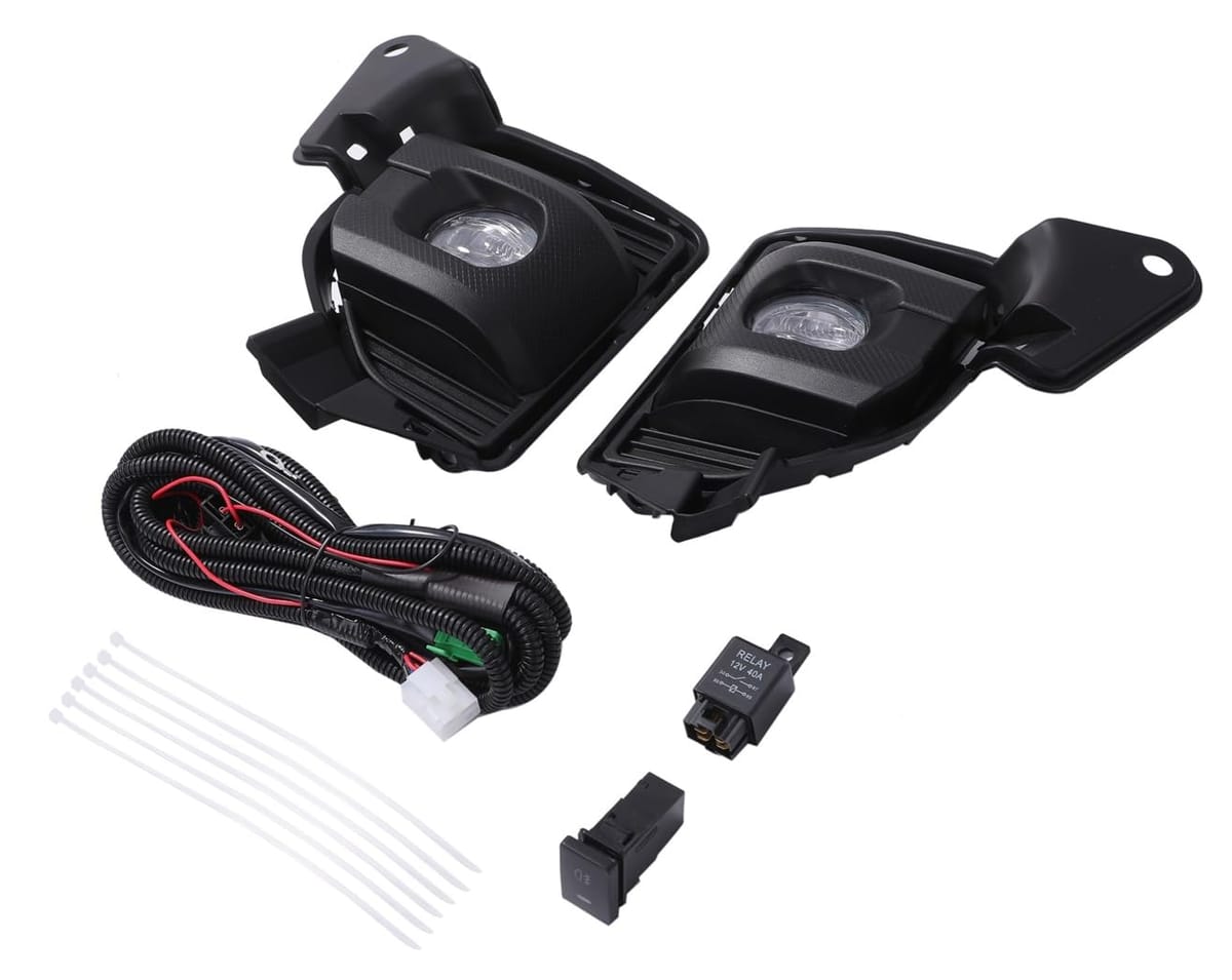 ハイエース 200系 7型 以降タイプ LED フォグランプ ユニット プロジェクター レンズ 純正タイプ L1B バルブ ハーネス スイッチ HIACE レジアスエース 200系 社外品