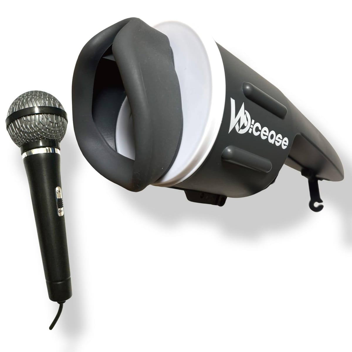 ヴォイシーズ片手で持てる防音室　ダミーマイク付き 楽天市場】Voicease（ヴォイシーズ）片手で持てる防音室