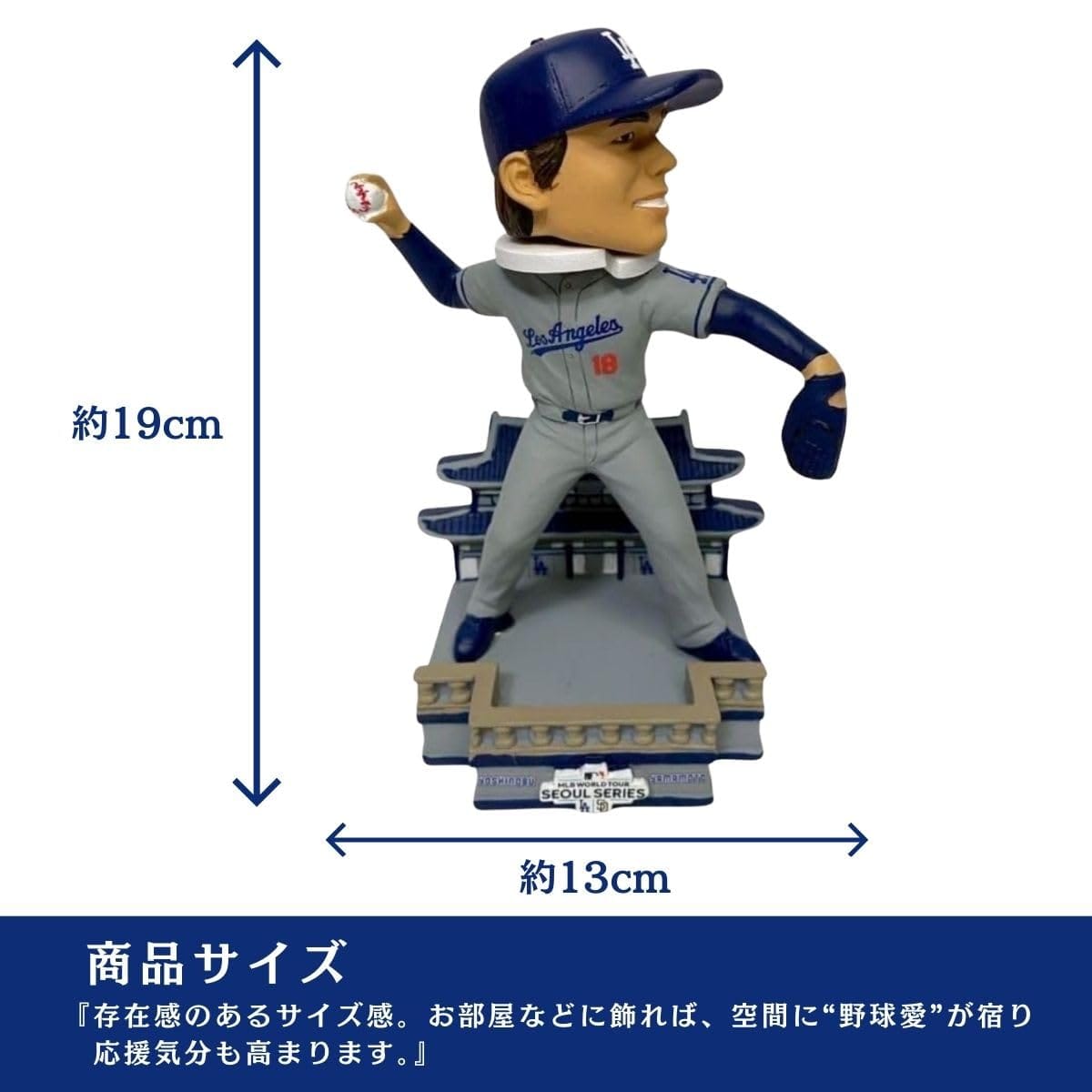 山本由伸 ボブルヘッド MLB 公式 FOCO フィギュア 人形 ドジャース