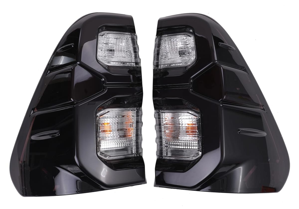 トヨタ 用 LED ファイバー テールランプ テール ライト 左右セット フルLED ハイラックス レボ GUN125 HILUX REVO 純正タイプ 社外品 カスタムパーツ